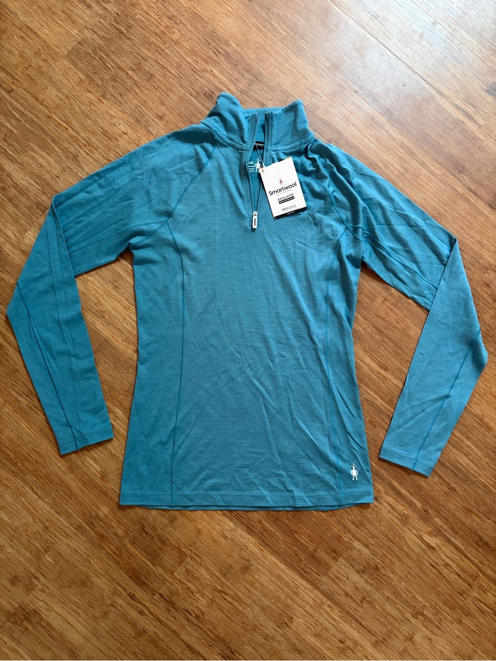 NWT Smartwool Classic All-Season Merino Base Layer 1/4 Zip, Sz XS Merino 150